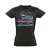 Ha tetszem, mosolyogj női póló (fekete)