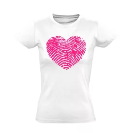 RománcPecsét Valentin-napi női póló (fehér)