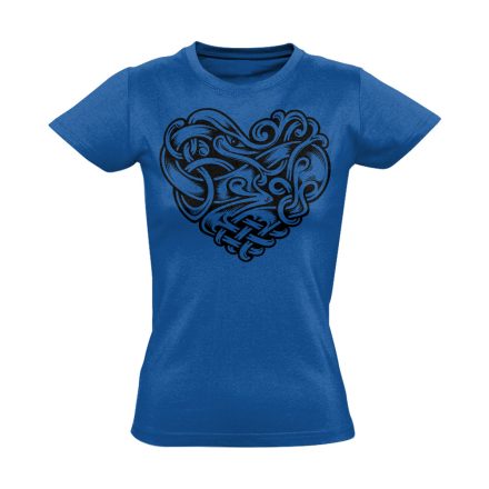 HeviMedál Valentin-napi női póló (kék)