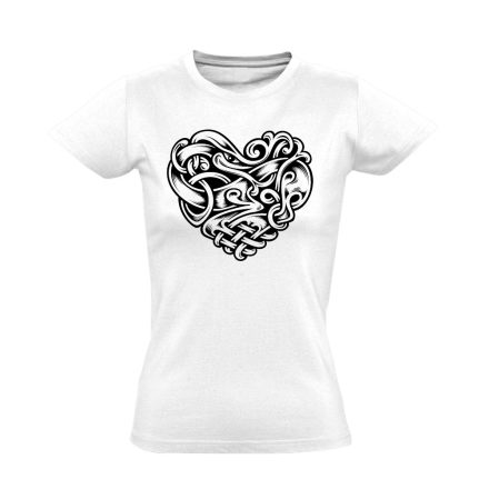 HeviMedál Valentin-napi női póló (fehér)