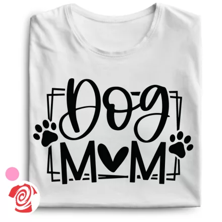 Dog parents valentin napi női póló (fehér)