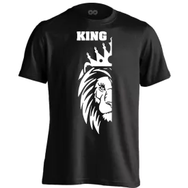 King férfi póló (fekete)