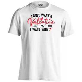 I just want wine valentin napi férfi póló (fehér)