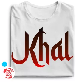 Khal és Khaleesi valentin napi férfi póló (fehér)
