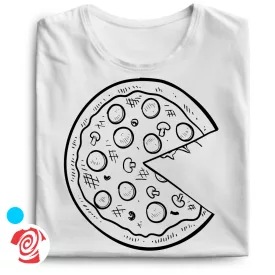 Pizzaszelet valentin napi férfi póló (fehér)