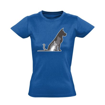 TornaSor állatorvosi női póló (kék)