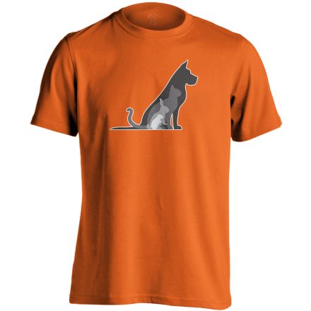 TornaSor állatorvosi férfi póló (narancssárga)