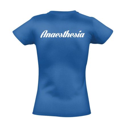 Aneszteziológia női póló (kék)