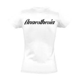 Aneszteziológia női póló (fehér)