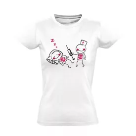   AriNeszti aneszteziológiai női póló (fehér) akciós póló - XS