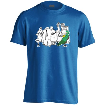KeményMeló aneszteziológiai férfi póló (kék)