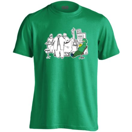 KeményMeló aneszteziológiai férfi póló (zöld)