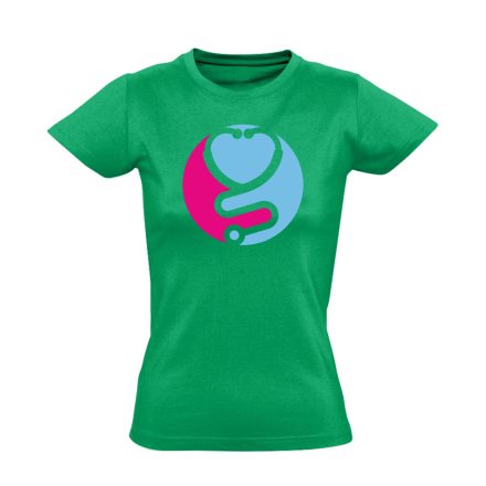 Zen asszisztens női póló (zöld)