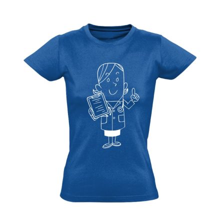 Tenci asszisztens női póló (kék)