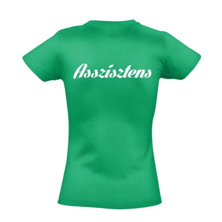 Asszisztens női póló (zöld)