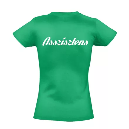 Asszisztens női póló (zöld)