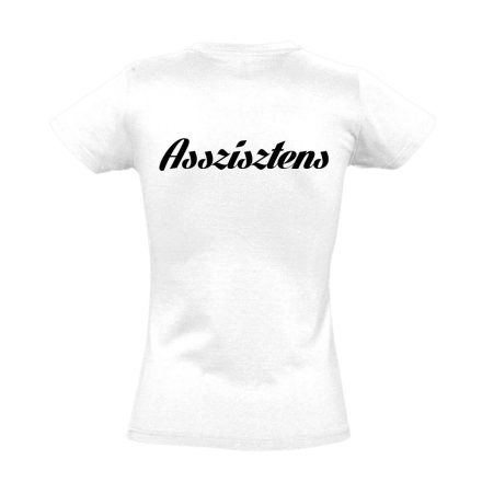Asszisztens női póló (fehér)