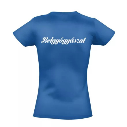 Belgyógyászat női póló (kék) - akciós póló - S