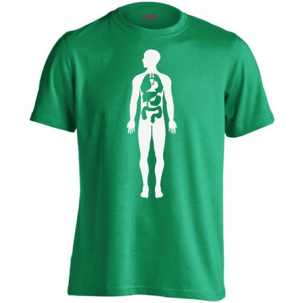 Bármi Ami Benn belgyógyászati férfi póló (zöld)