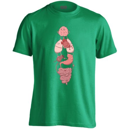 SzervSzett belgyógyászati férfi póló (zöld)