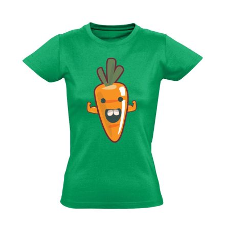 HarciRépa dietetikus női póló (zöld)