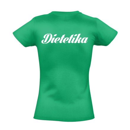 Dietetika női póló (zöld)