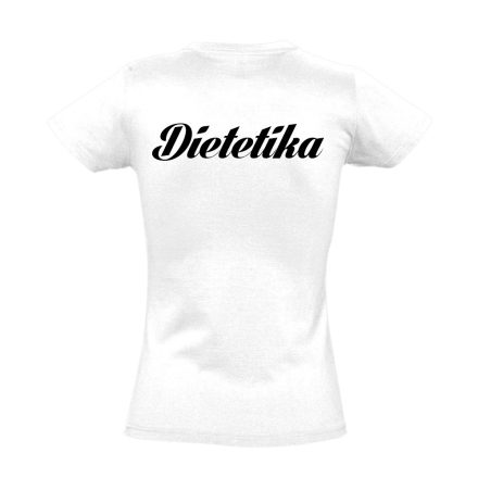 Dietetika női póló (fehér)