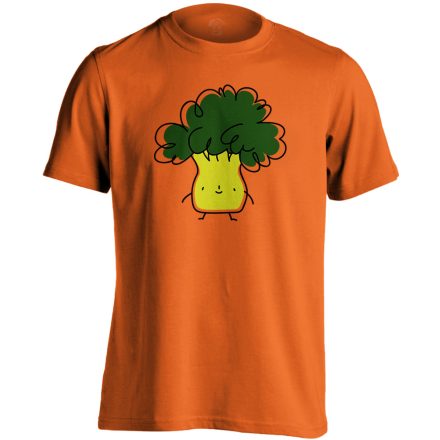 CukiBrokkoli dietetikus férfi póló (narancssárga)