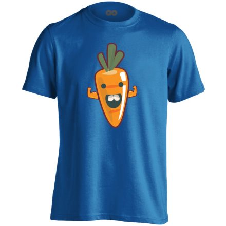 HarciRépa dietetikus férfi póló (kék)