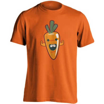 HarciRépa dietetikus férfi póló (narancssárga)