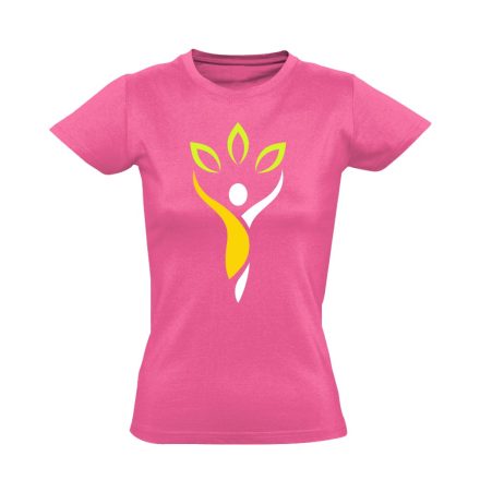 GyógyítóTermészet fizioterápiás női póló (rózsaszín)
