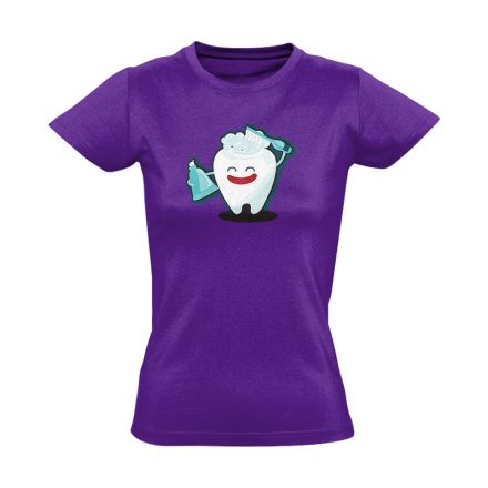 FogFésű fogászati női póló (lila)