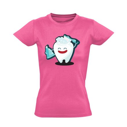 FogFésű fogászati női póló (rózsaszín)