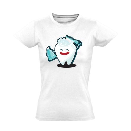 FogFésű fogászati női póló (fehér)