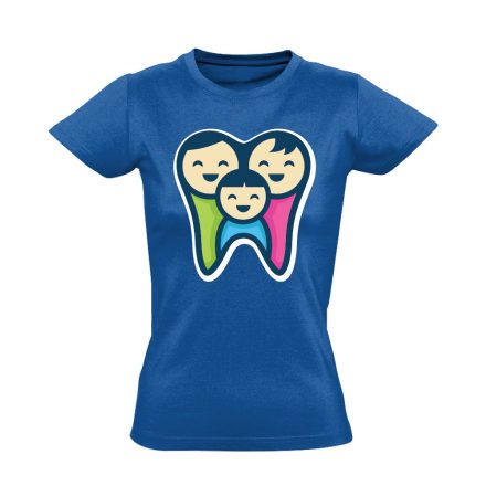 FogPereputty fogászati női póló (kék)