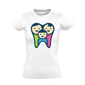 FogPereputty fogászati női póló (fehér)