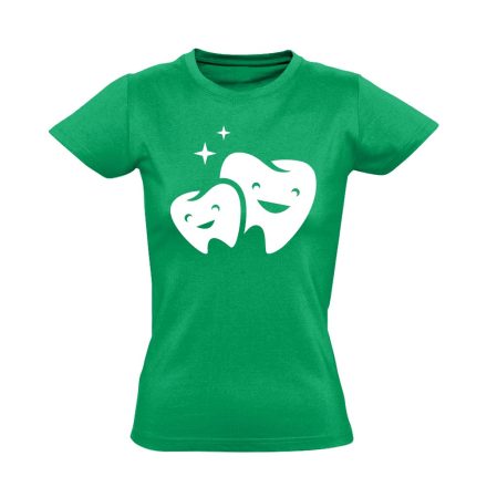 FogFamília fogászati női póló (zöld)