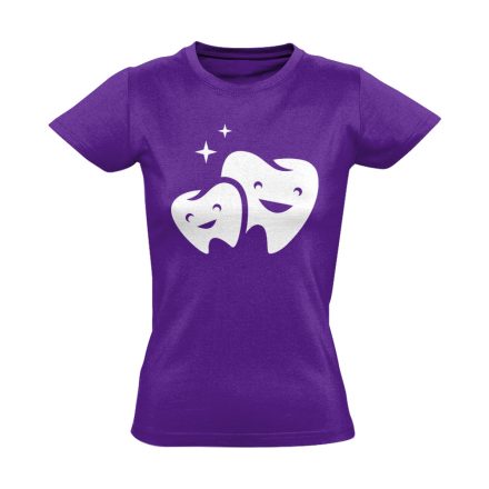 FogFamília fogászati női póló (lila)