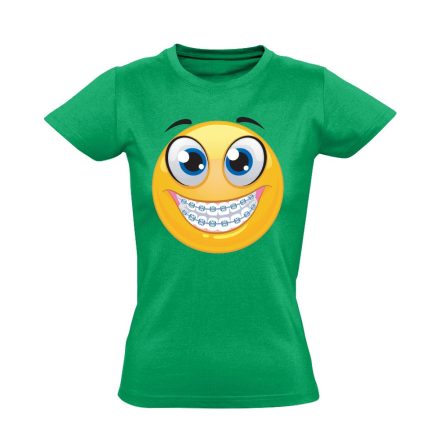 BeDrótozva fogászati női póló (zöld)