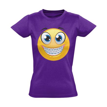 BeDrótozva fogászati női póló (lila)