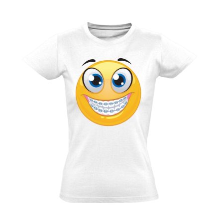 BeDrótozva fogászati női póló (fehér)
