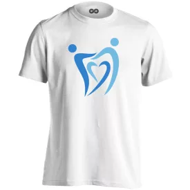 Fogas-FogFogó fogászati férfi póló (fehér)