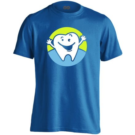 ÖrülőŐrlő fogászati férfi póló (kék)