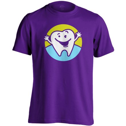 ÖrülőŐrlő fogászati férfi póló (lila)