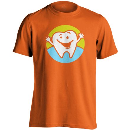 ÖrülőŐrlő fogászati férfi póló (narancssárga)