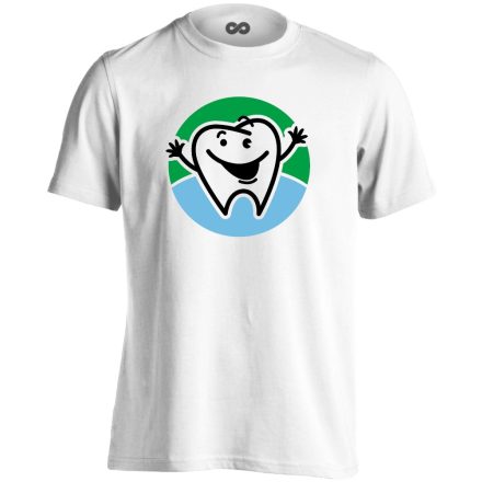 ÖrülőŐrlő fogászati férfi póló (fehér)