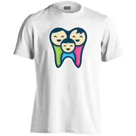 FogPereputty fogászati férfi póló (fehér)