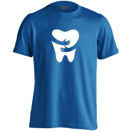 FOGlak fogászati férfi póló (kék)