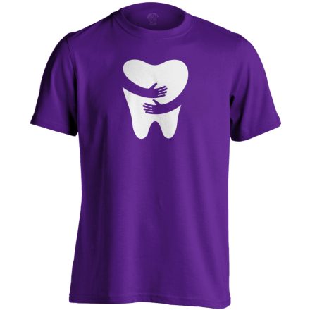 FOGlak fogászati férfi póló (lila)