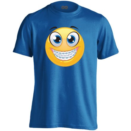 BeDrótozva fogászati férfi póló (kék)